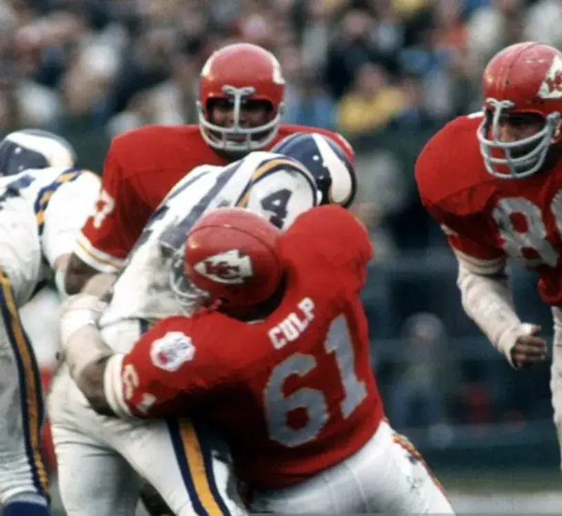 CURLEY CULP Kansas City Chiefs 1969 Throwback Home NFL Football Jersey 