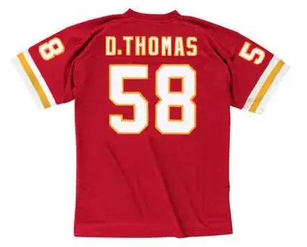 DERRICK THOMAS Kansas City Chiefs 1994 Throwback Home NFL Football Jersey 
