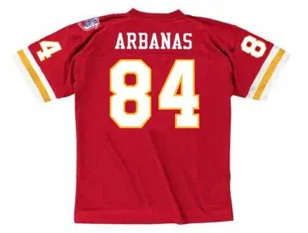 FRED ARBANAS Kansas City Chiefs 1969 Throwback Home NFL Football Jersey 