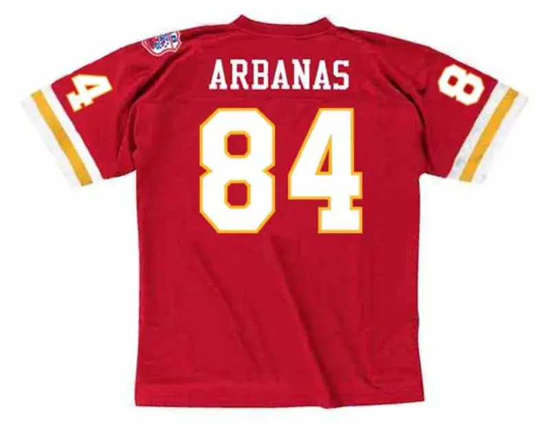 FRED ARBANAS Kansas City Chiefs 1969 Throwback Home NFL Football Jersey 