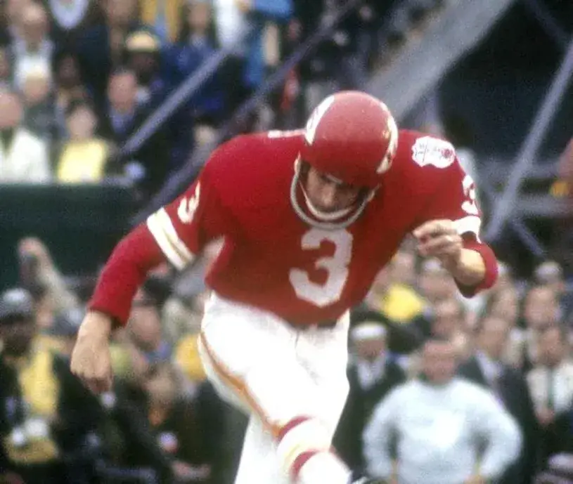 JAN STENERUD Kansas City Chiefs 1969 Throwback Home NFL Football Jersey 