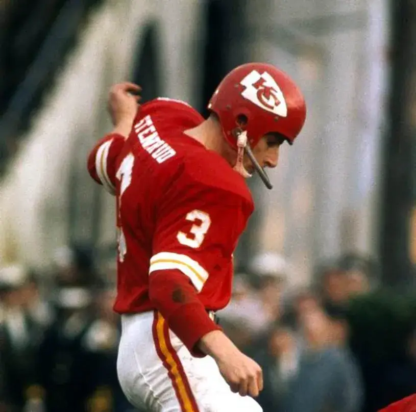 JAN STENERUD Kansas City Chiefs 1969 Throwback Home NFL Football Jersey 
