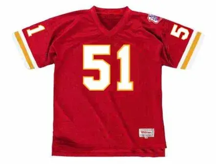 JIM LYNCH Kansas City Chiefs 1969 Throwback Home NFL Football Jersey