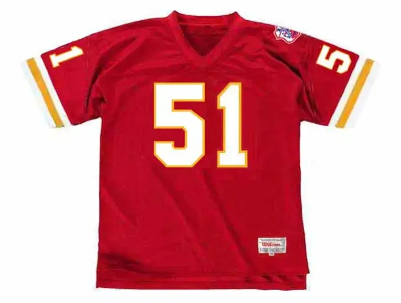 JIM LYNCH Kansas City Chiefs 1969 Throwback Home NFL Football Jersey
