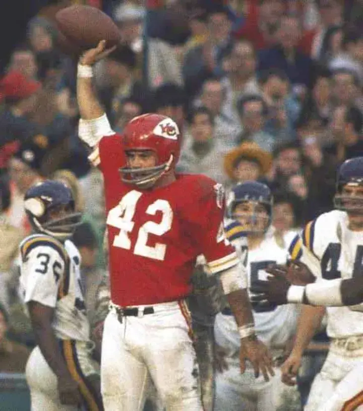 JOHNNY ROBINSON Kansas City Chiefs 1969 Throwback Home NFL Football Jersey 