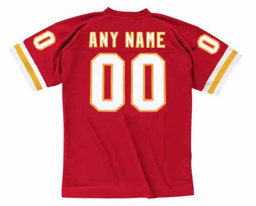 KANSAS CITY CHIEFS 1980’s Throwback Home NFL Jersey Customized “Any Name & Number(s)” 