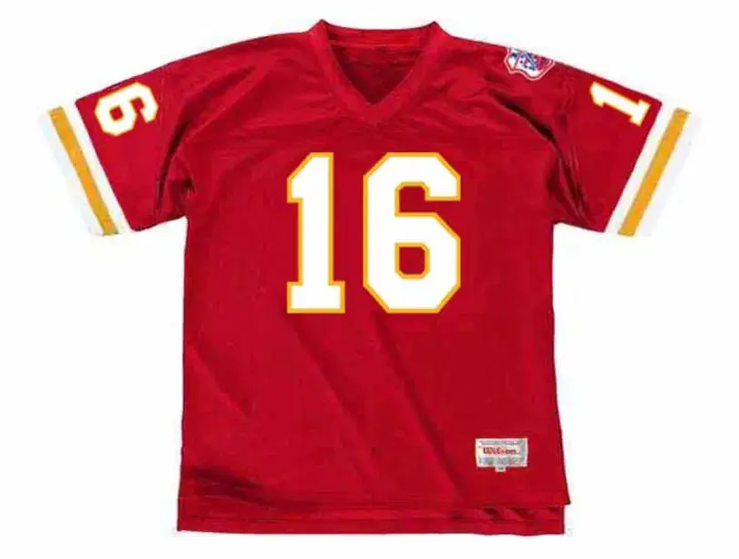 LEN DAWSON Kansas City Chiefs 1969 Throwback Home NFL Football Jersey
