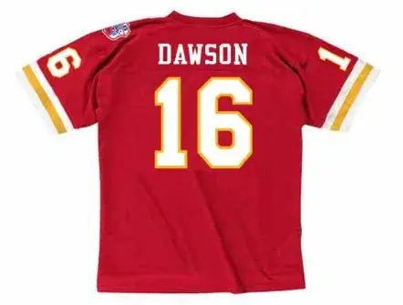 LEN DAWSON Kansas City Chiefs 1969 Throwback Home NFL Football Jersey 