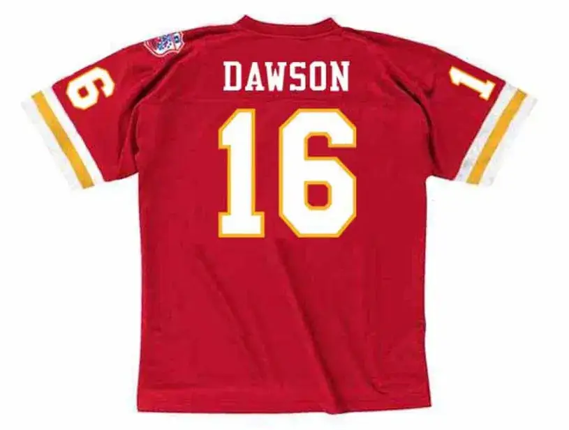 LEN DAWSON Kansas City Chiefs 1969 Throwback Home NFL Football Jersey 