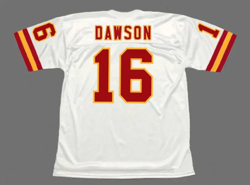 LEN DAWSON Kansas City Chiefs 1973 Throwback NFL Football Jersey 
