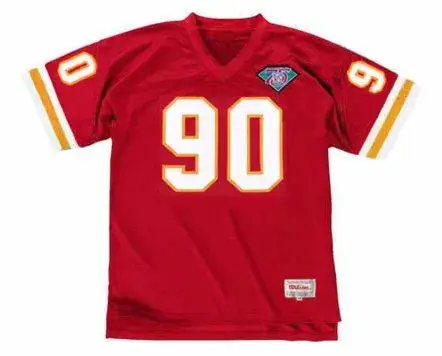 NEAL SMITH Kansas City Chiefs 1994 Throwback Home NFL Football Jersey