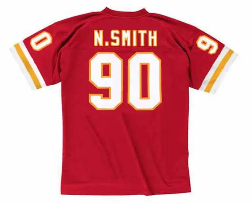 NEAL SMITH Kansas City Chiefs 1994 Throwback Home NFL Football Jersey 