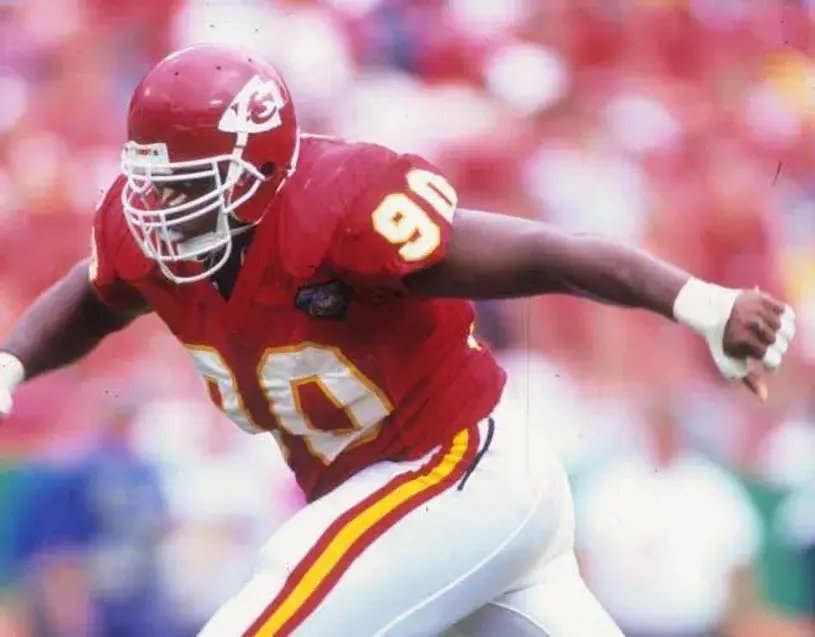 NEAL SMITH Kansas City Chiefs 1994 Throwback Home NFL Football Jersey 