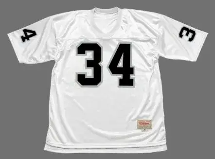 BO JACKSON Los Angeles Raiders 1987 Away NFL Football Throwback Jersey