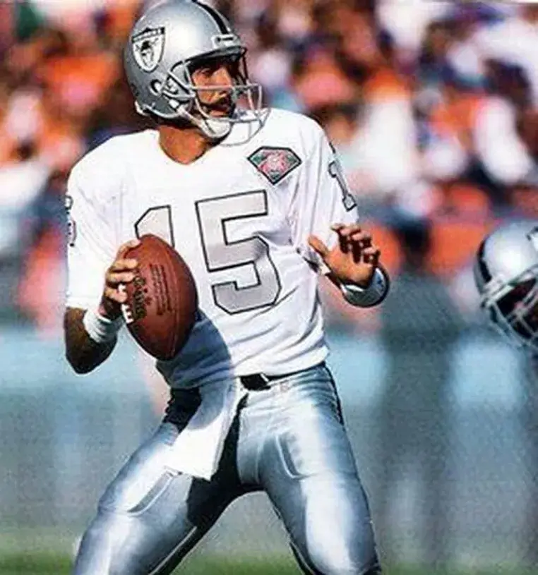 JEFF HOSTETLER Los Angeles Raiders 1994 Away Throwback NFL Football Jersey 