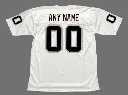 LOS ANGELES RAIDERS 1980’s Away Throwback NFL Jersey Customized “Any Name & Number(s)” 