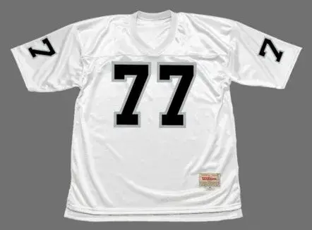 LYLE ALZADO Los Angeles Raiders 1983 Away Throwback NFL Football Jersey