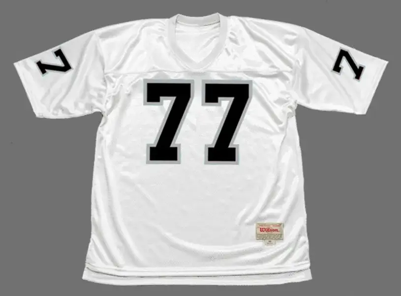LYLE ALZADO Los Angeles Raiders 1983 Away Throwback NFL Football Jersey