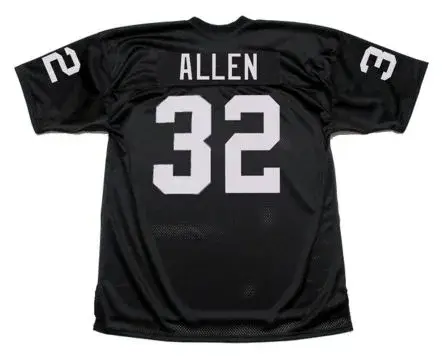 MARCUS ALLEN Los Angeles Raiders 1983 Throwback Home NFL Football Jersey 