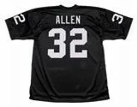 MARCUS ALLEN Los Angeles Raiders 1983 Throwback Home NFL Football Jersey 