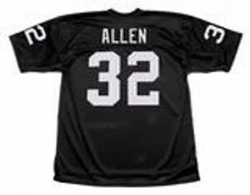 MARCUS ALLEN Los Angeles Raiders 1983 Throwback Home NFL Football Jersey 