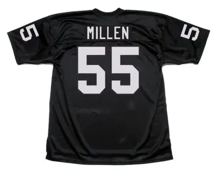 MATT MILLEN Los Angeles Raiders 1983 Throwback Home NFL Football Jersey 
