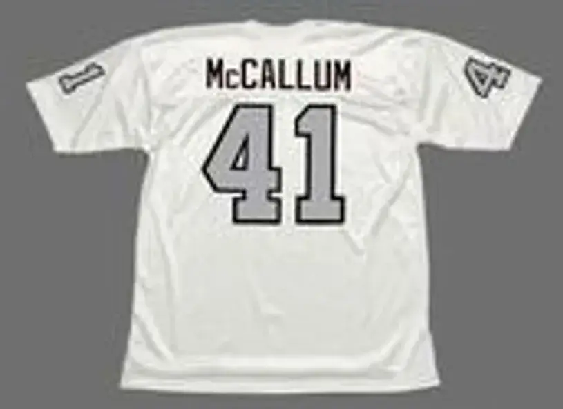 NAPOLEON McCALLUM Los Angeles Raiders 1994 Away Throwback NFL Football Jersey 