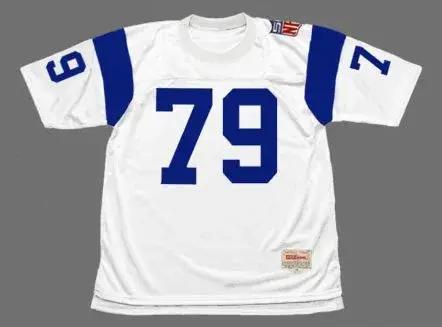 COY BACON Los Angeles Rams 1969 Throwback NFL Football Jersey