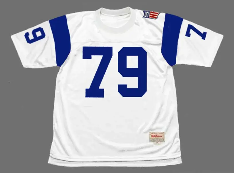 COY BACON Los Angeles Rams 1969 Throwback NFL Football Jersey
