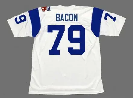 COY BACON Los Angeles Rams 1969 Throwback NFL Football Jersey 
