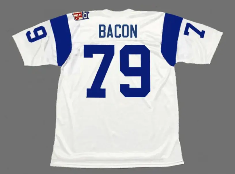 COY BACON Los Angeles Rams 1969 Throwback NFL Football Jersey 