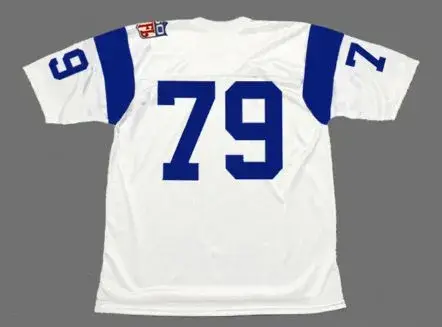 COY BACON Los Angeles Rams 1969 Throwback NFL Football Jersey 