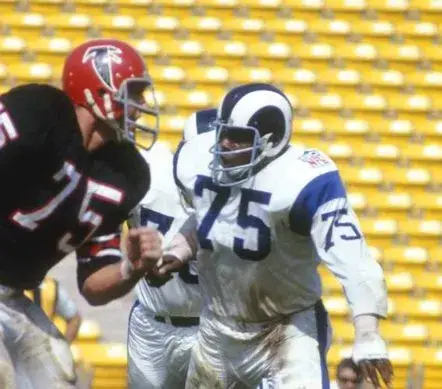 DEACON JONES Los Angeles Rams 1969 Throwback NFL Football Jersey 