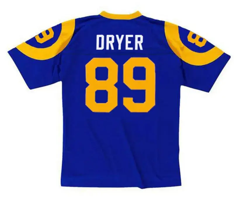 FRED DRYER Los Angeles Rams 1975 Throwback NFL Football Jersey 