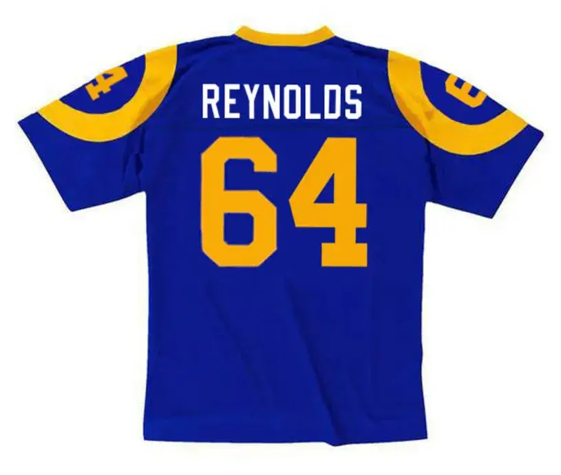 JACK “HACKSAW” REYNOLDS Los Angeles Rams 1975 Throwback NFL Football Jersey 