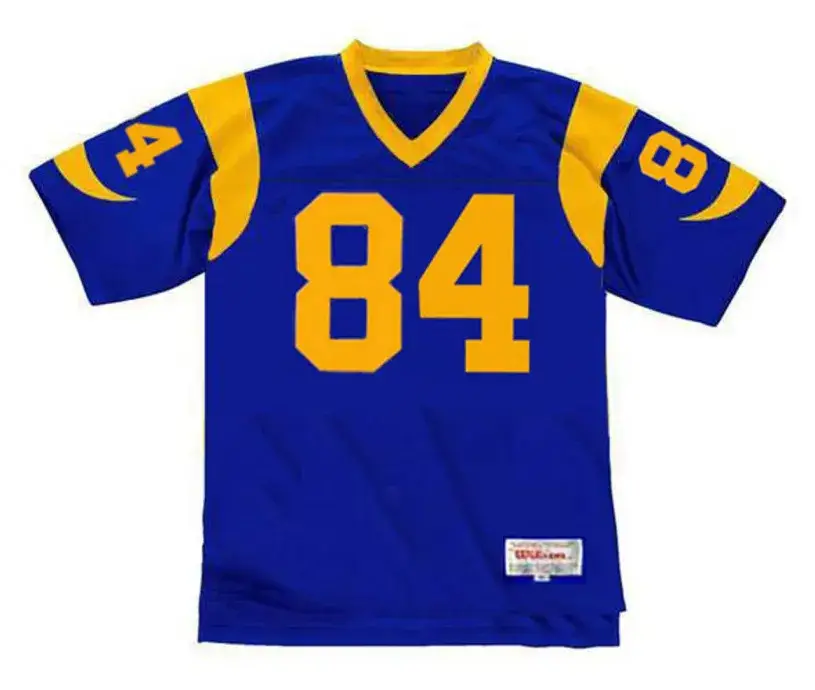 JACK SNOW Los Angeles Rams 1974 Throwback NFL Football Jersey