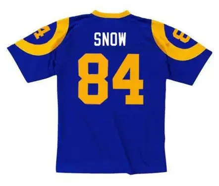 JACK SNOW Los Angeles Rams 1974 Throwback NFL Football Jersey 