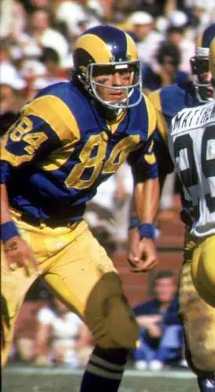 JACK SNOW Los Angeles Rams 1974 Throwback NFL Football Jersey 