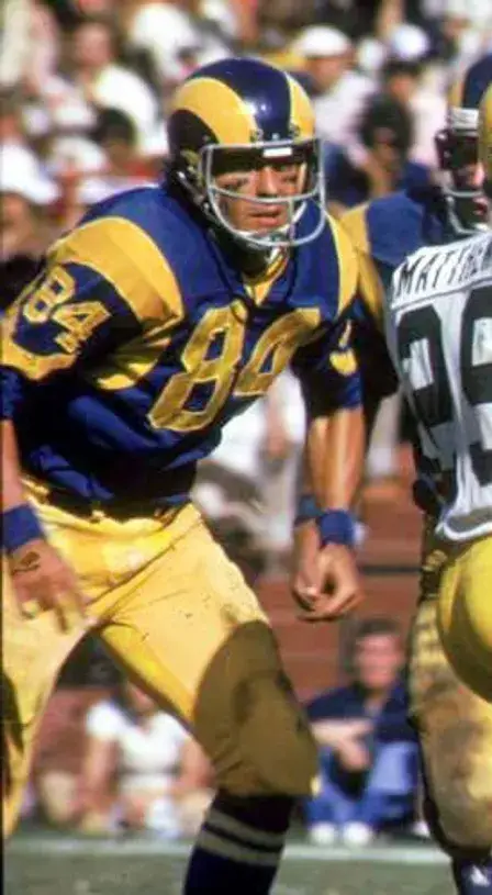 JACK SNOW Los Angeles Rams 1974 Throwback NFL Football Jersey 