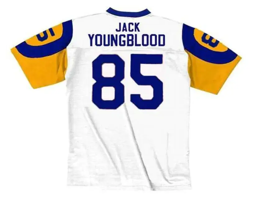 JACK YOUNGBLOOD Los Angeles Rams 1978 Away Throwback NFL Football Jersey 