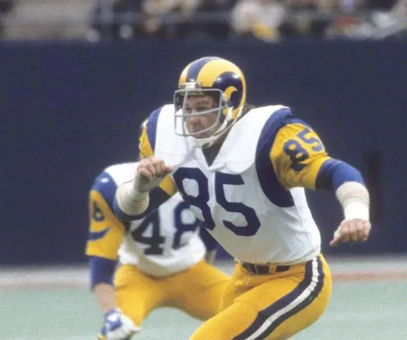 JACK YOUNGBLOOD Los Angeles Rams 1978 Away Throwback NFL Football Jersey 