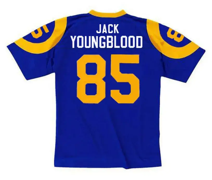 JACK YOUNGBLOOD Los Angeles Rams 1978 Home Throwback NFL Football Jersey 