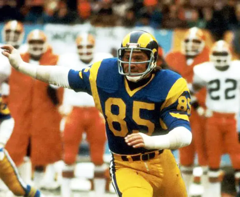 JACK YOUNGBLOOD Los Angeles Rams 1978 Home Throwback NFL Football Jersey 