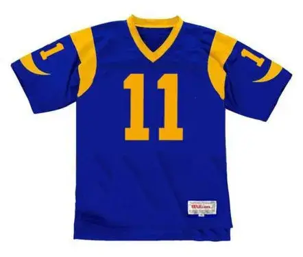 JIM EVERETT Los Angeles Rams 1989 Throwback NFL Football Jersey