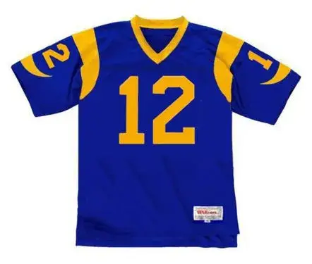 JOE NAMATH Los Angeles Rams 1977 Throwback NFL Football Jersey