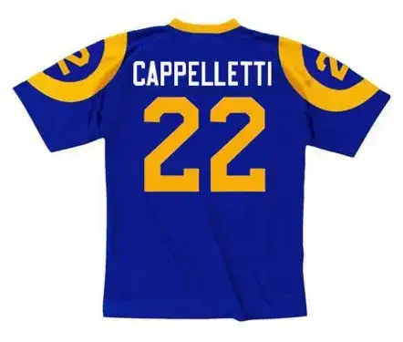 JOHN CAPPELLETTI Los Angeles Rams 1978 Throwback NFL Football Jersey 