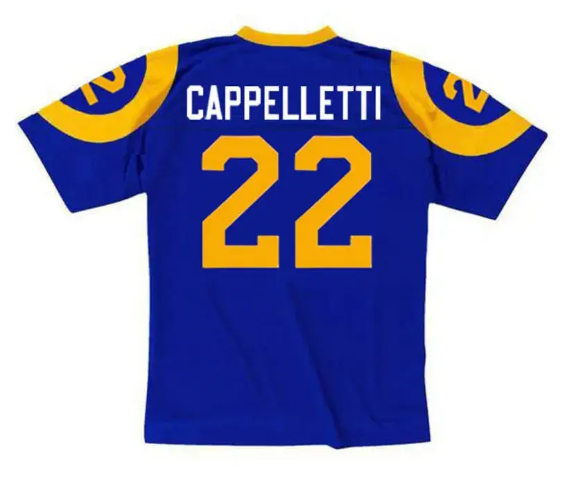 JOHN CAPPELLETTI Los Angeles Rams 1978 Throwback NFL Football Jersey 