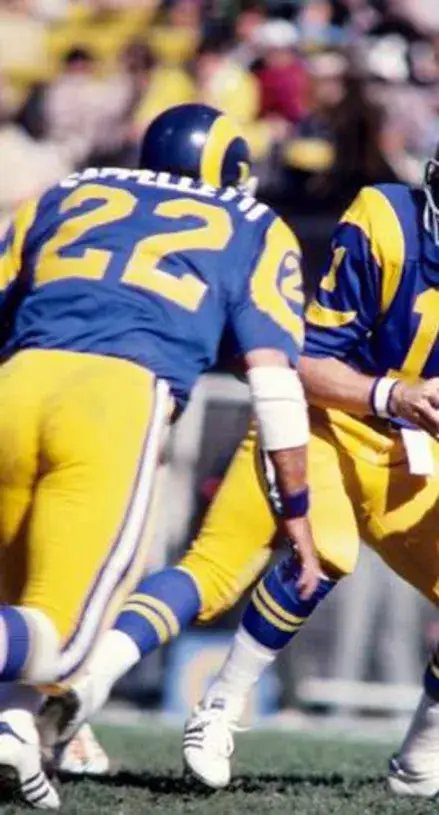 JOHN CAPPELLETTI Los Angeles Rams 1978 Throwback NFL Football Jersey 