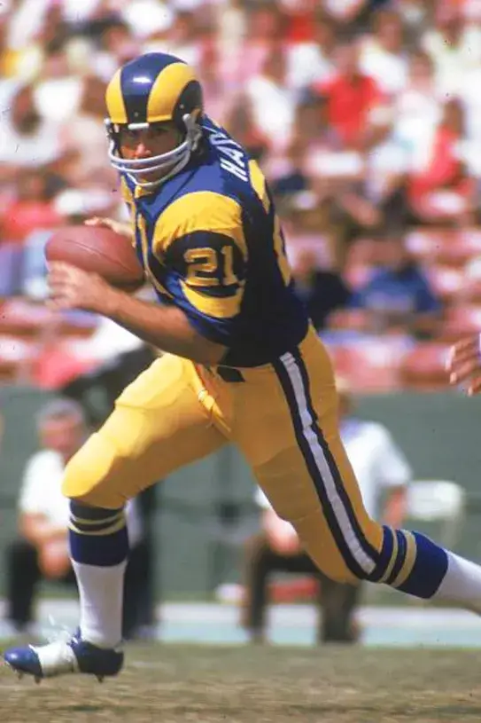 JOHN HADL Los Angeles Rams 1973 Throwback NFL Football Jersey 