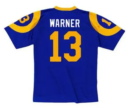 KURT WARNER St. Louis Rams 1999 Throwback NFL Football Jersey 